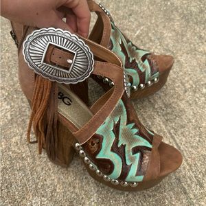 Custom Western Heels 7.5